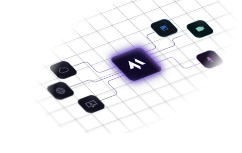 Hub connecting parallel generation endpoints