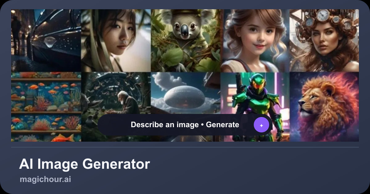 Free Text to Image AI Generator - No Sign Up, No Watermark | Magic Hour