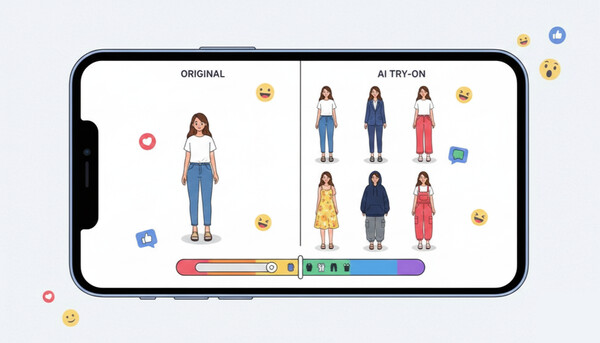 Virtual try-on outfits