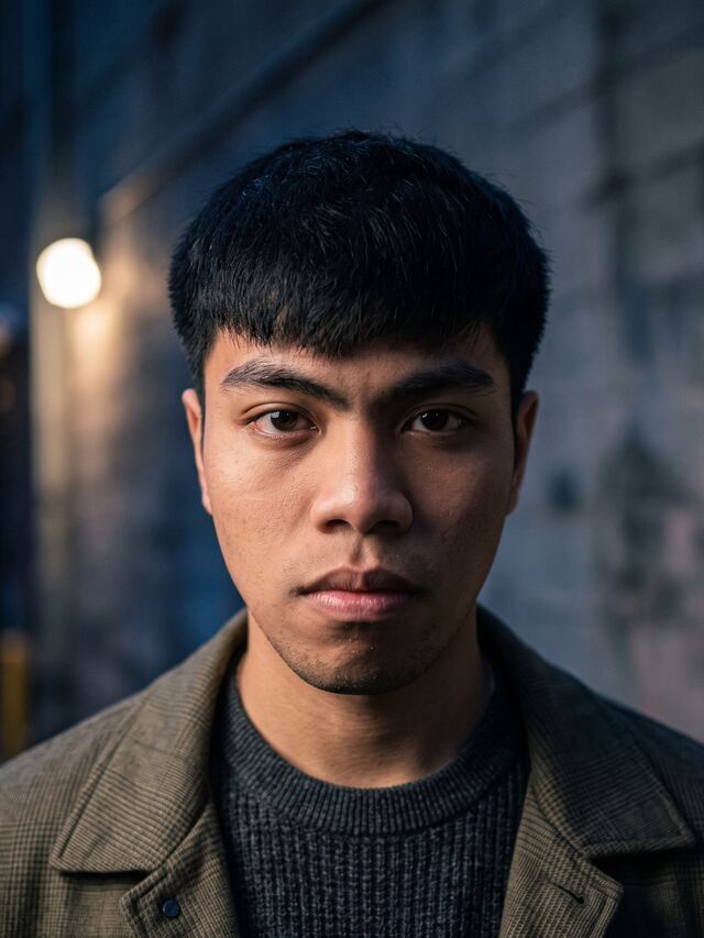 AI generated male headshot from Cinematic AI Headshot Generator