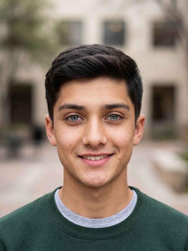 AI generated male headshot from AI Headshot Generator for College Students