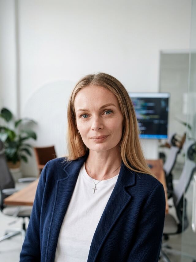 AI generated female headshot from AI Headshot Generator for Engineers