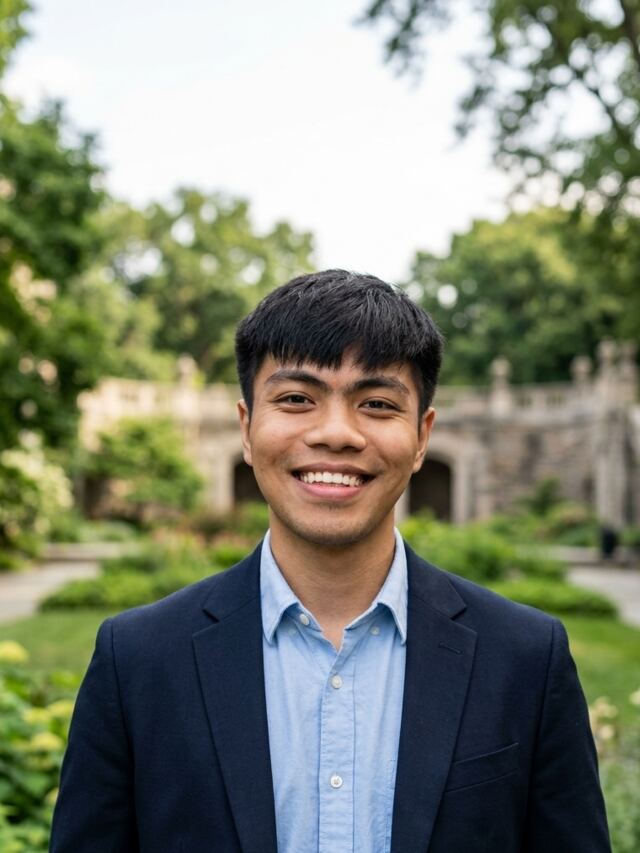 AI generated male headshot from Outdoor AI Headshot Generator