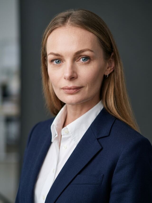 AI generated female headshot from AI Headshot Generator in a Suit