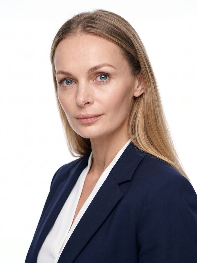 AI generated female headshot from AI Headshot with White Background