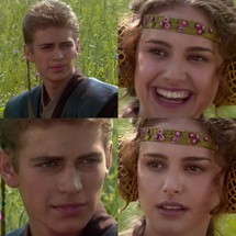 Anakin Padme Four Panel