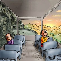 Two Guys on a Bus