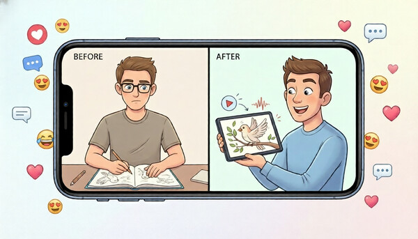 Animate illustrations