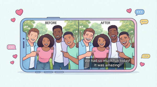 TikTok and Reels captions