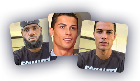 Head swap example showing quick edits between two photos.