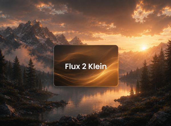 Generate and edit images with Flux 2 Klein — Black Forest Labs' fast model for sub-second generation, prompt-led edits, and low-cost iteration.