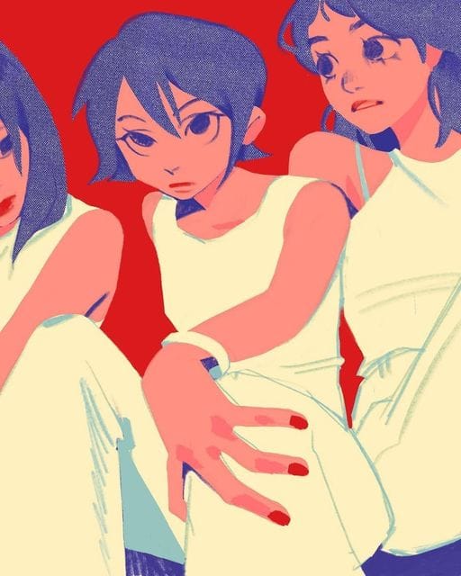 Anime moodboard style preview