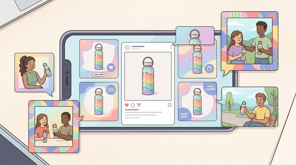 Social ad testing