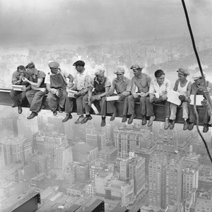 Black and white photo before colorization